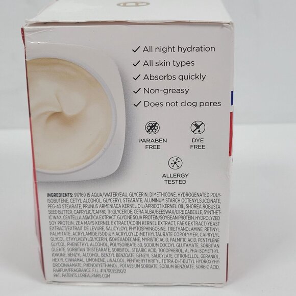 LOreal Paris Revitalift Anti-Wrinkle + Firming Night Moisturizer 1.7 Oz NIB - Picture 3 of 5